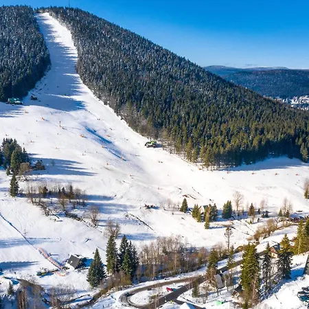 Horsky Rodinny Apartman: Mountain Family Retreat with Wellness & Terrace Harrachov Exterior photo