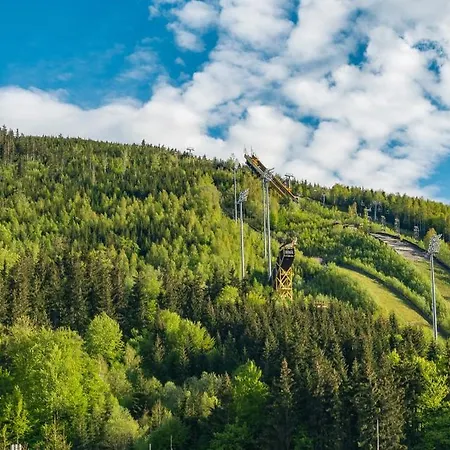Horsky Rodinny Apartman: Mountain Family Retreat with Wellness & Terrace Harrachov Exterior photo